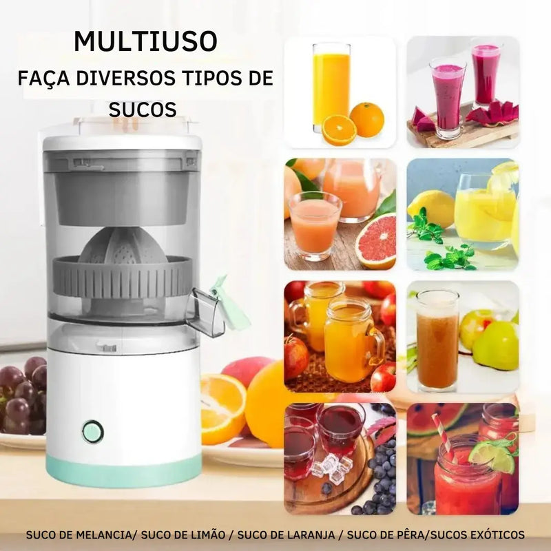 🔥Estoque Limitado: LEVE 2 PELO PREÇO DE 1 -Espremedor Elétrico Portátil USB - ✅ Entrega em até 7 dias na sua casa