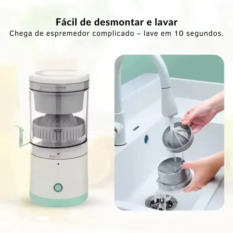 🔥Estoque Limitado: LEVE 2 PELO PREÇO DE 1 -Espremedor Elétrico Portátil USB - ✅ Entrega em até 7 dias na sua casa