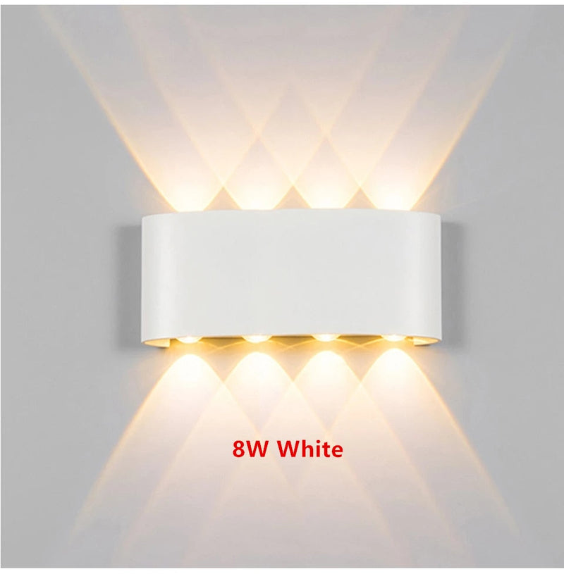 Arandela Luminária interna e externa efeito Prisma - Prismaglow