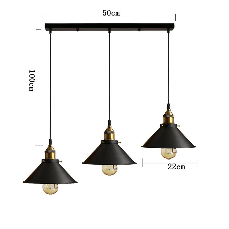 Luminária Pendente Moderna estilo industrial - UrbanGlow