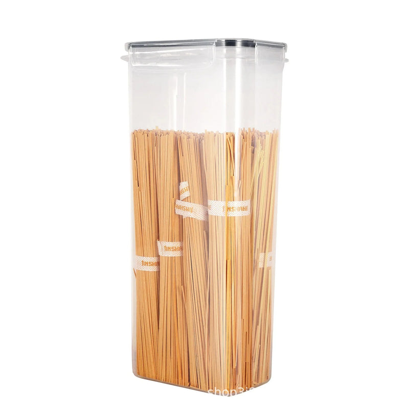 Conjunto de 7 Recipientes Herméticos de Alimentos para Cozinha com 10 Etiquetas e Caneta