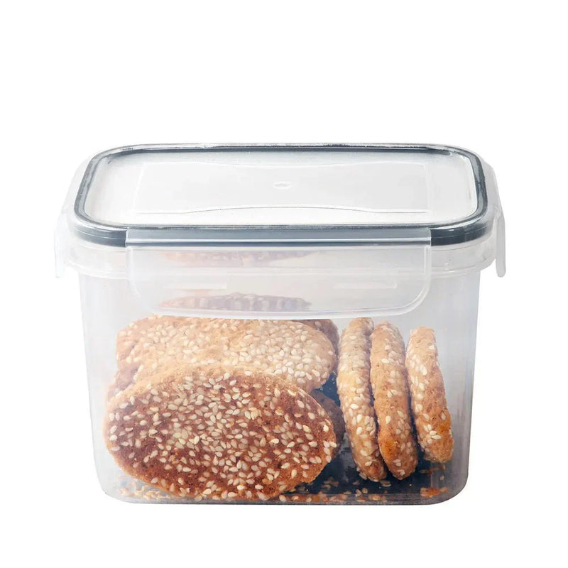Conjunto de 7 Recipientes Herméticos de Alimentos para Cozinha com 10 Etiquetas e Caneta