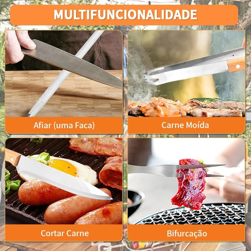 Kit de Acessórios para Grelhados