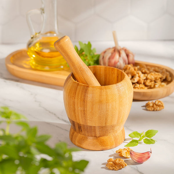SOCADOR DE TEMPEROS DE BAMBU
